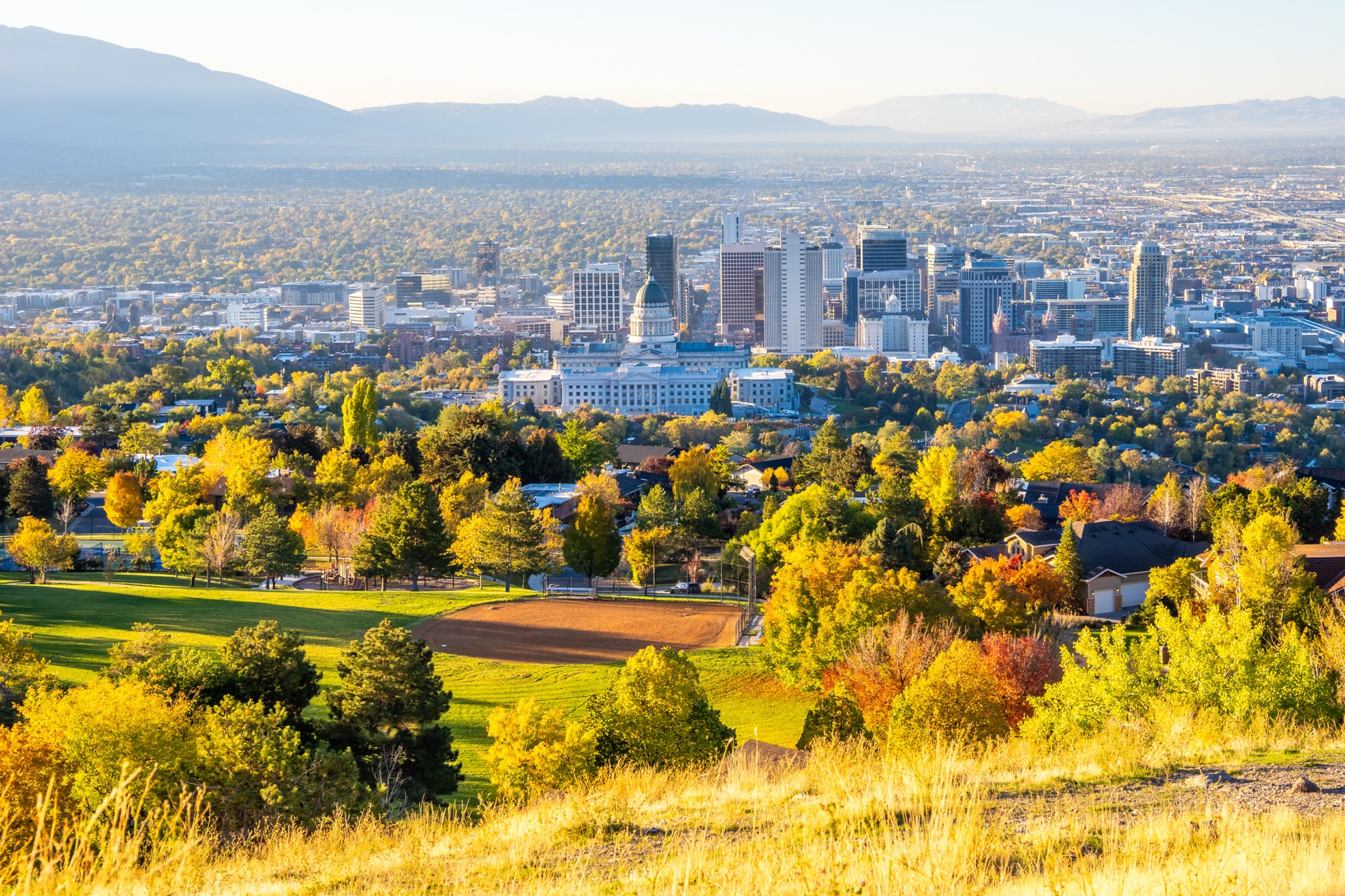 Salt Lake Valley panoramic view